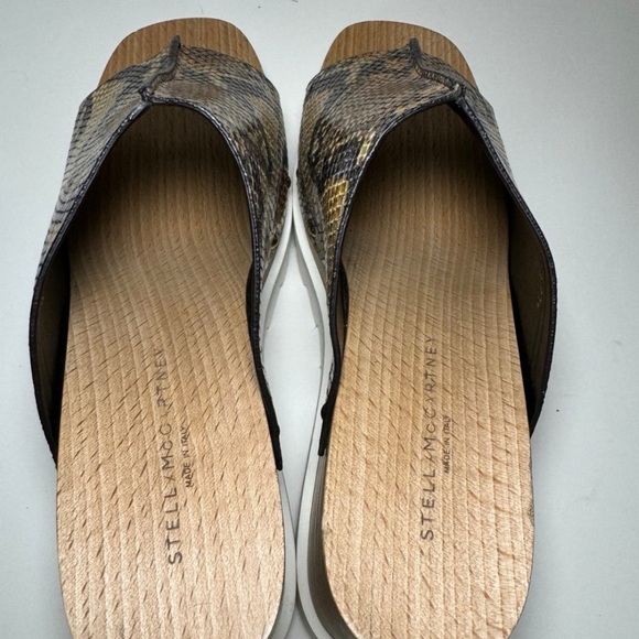 NEW… Stella McCartney Elyse- snake embossed size 9.5 - Picture 3 of 4